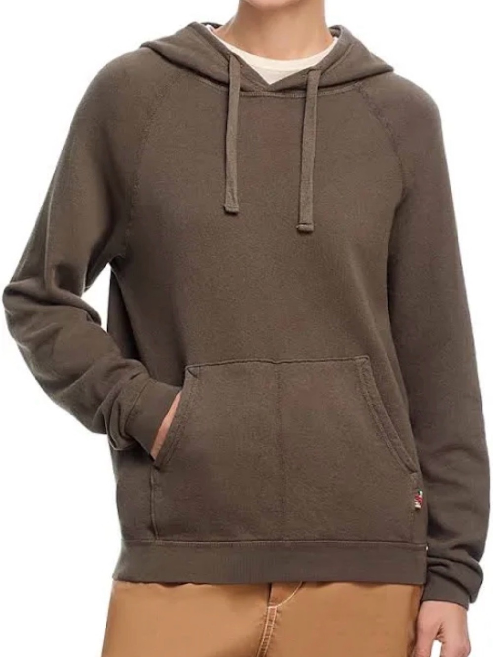 FREECITY Basic Goodness Coco Pony Terry Fluff Hoodie - size 2 - NWT